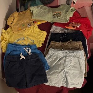 Cat & Jack Kids' Navy and Light Blue Shorts